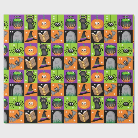 Halloween Colors Cadeaupapier (Vlak)