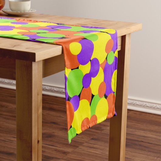 Halloween Colors | Cirkels | Korte Tafelloper (Voorbeeld)