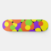 Halloween Colors | Cirkels | Persoonlijk Skateboard (Horizontaal)