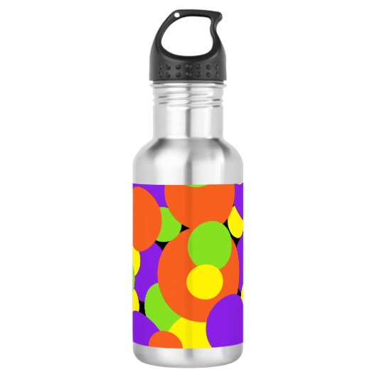 Halloween Colors | Cirkels | Waterfles (Voorkant)
