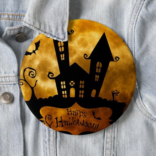 Halloween Colossal, 6-inch ronde Button (In situ)