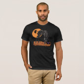 Halloween Colt Witch's Pet Fall Leaves T-shirt (Voorkant volledig)