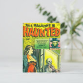  Halloween Comic Book Briefkaart (Staand voorkant)