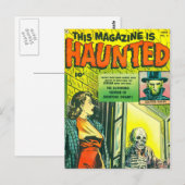  Halloween Comic Book Briefkaart (Voorkant / Achterkant)