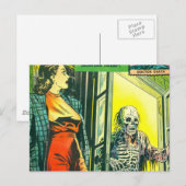  Halloween Comic Book Briefkaart (Voorkant / Achterkant)