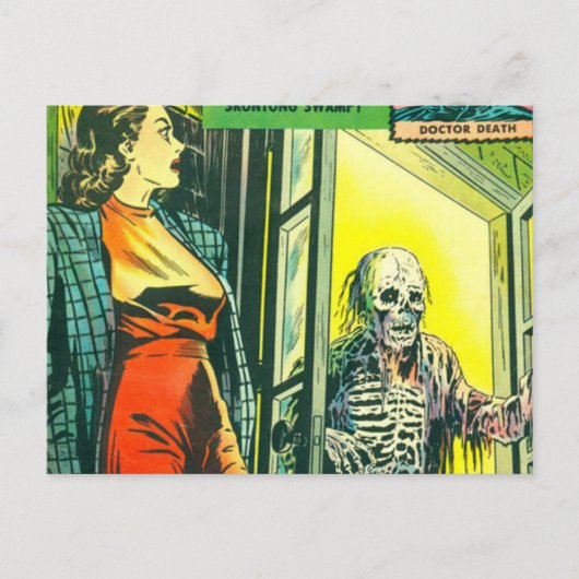  Halloween Comic Book Briefkaart (Voorkant)