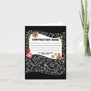 Halloween Compositie Boek Notitieboek Funny Teache Kaart