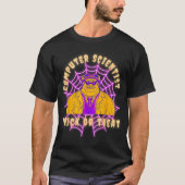 Halloween Computer Scientist Nerd Coder JavaScript T-shirt (Voorkant)