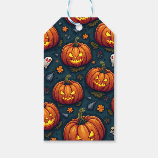 Halloween-concept Cadeaulabel