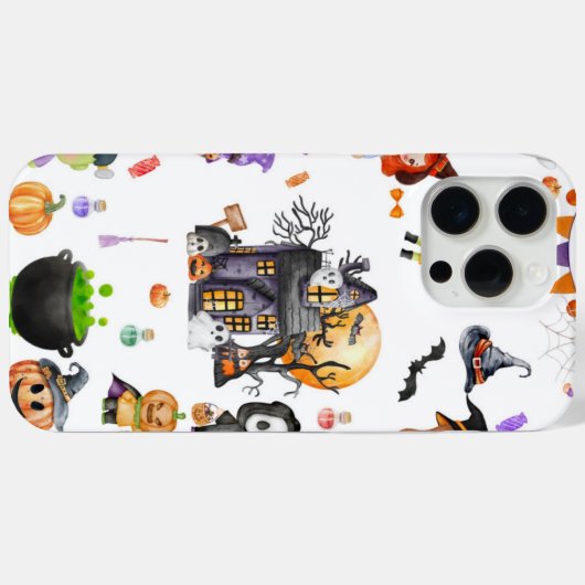 Halloween concept illustration White case (Achterkant (horizontaal))