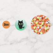 Halloween Confetti-geesten en zwarte katten Confetti (Voorkanten)