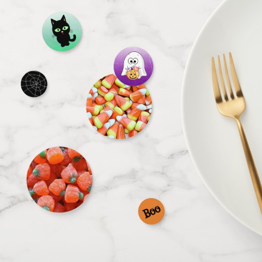 Halloween Confetti-geesten en zwarte katten Confetti (Groep)