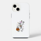 Halloween Confetti Skeleton iPhone Hoesje (Achterkant)