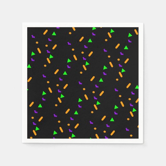 Halloween-confetti-sprinkels | Neon Servet (Voorkant)