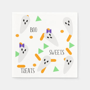 Halloween Confetti Sprinkles Ghost Servet