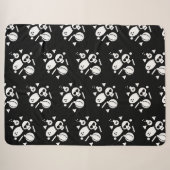 Halloween-confetti strooisel Ghost Skull Pompoen Sherpa Deken (Voorkant (horizontaal))
