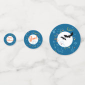 Halloween confetti voor kinderen Boo! Ghost party (Achterkanten)