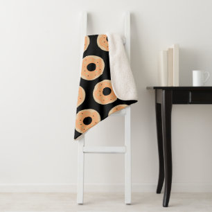 Halloween-confettisprinkels Donut-hapjes Sherpa Deken