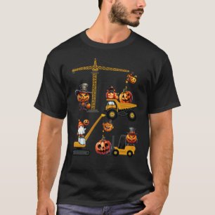 Halloween Constructie Grappige Kinder Jongens Hall T-shirt