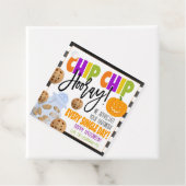 Halloween Cookie Dank je cadeau Labels (In situ)