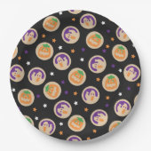 Halloween Cookie Party Borden Papieren Bordje (Voorkant)