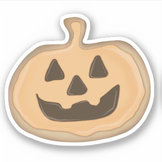 Halloween cookie sticker (Voorkant)