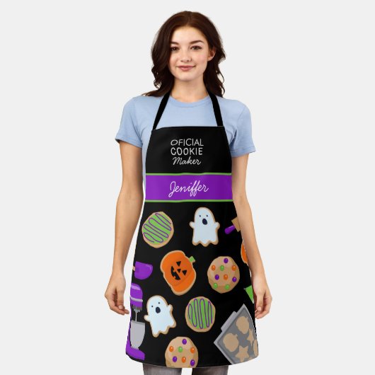 HALLOWEEN COOKIES All-Over Print Schort (Gedragen)