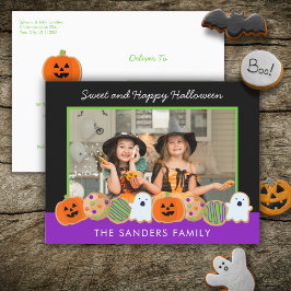 HALLOWEEN COOKIES FOTO BRIEFKAART