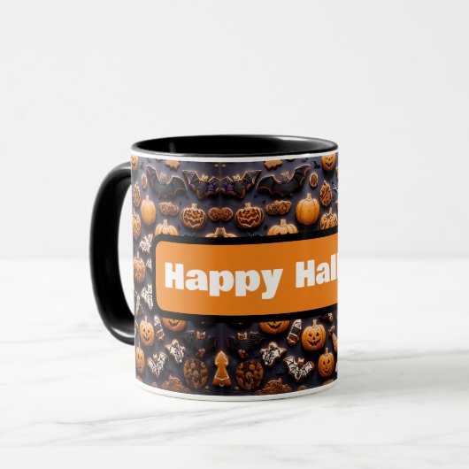Halloween Cookies Gingerbread Coffee Mok (Voorkant links)