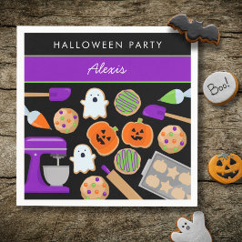 HALLOWEEN COOKIES PARTY Papieren servet