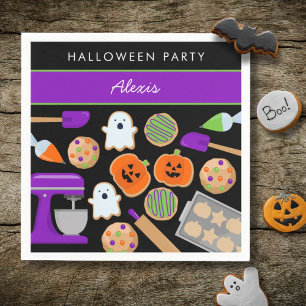 HALLOWEEN COOKIES PARTY Papieren servet