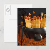 Halloween Cookies - Witch's Fingers Briefkaart (Voorkant / Achterkant)