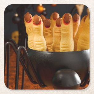Halloween Cookies - Witch's Fingers Kartonnen Onderzetters