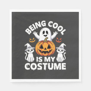 Halloween Cool Zijn Is Mijn Kostuum Spoken Ontwerp Servet