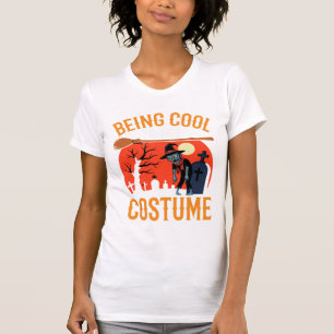 Halloween Cool Zijn Is Mijn Kostuum Zombie Ontwerp T-shirt