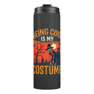 Halloween Cool Zijn Is Mijn Kostuum Zombie Ontwerp Thermosbeker