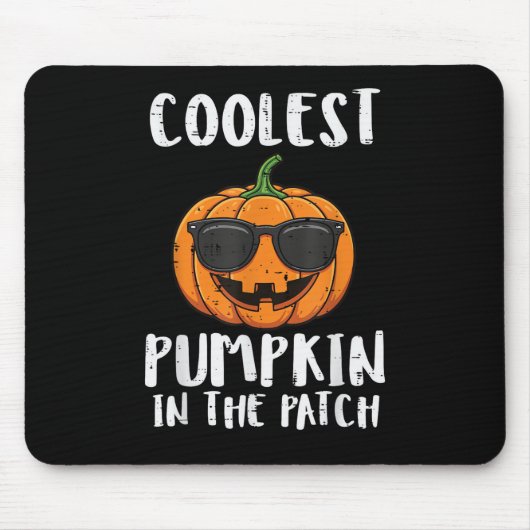Halloween Coolest Pumpkin Patch Costume Men Boys K Muismat (Voorkant)