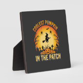 Halloween Coolste Pompoen in de Patch Heks Ontwerp Fotoplaat (Voorkant)
