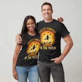 Halloween Coolste Pompoen in de Patch Heks Ontwerp T-shirt (Unisex)
