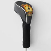 Halloween Coolste Pompoen in de Patch Heksontwerp Golfheadcover (Schuin)