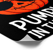 Halloween Coolste Pompoen In De Patch Leuke Jongen Poster (Hoek)