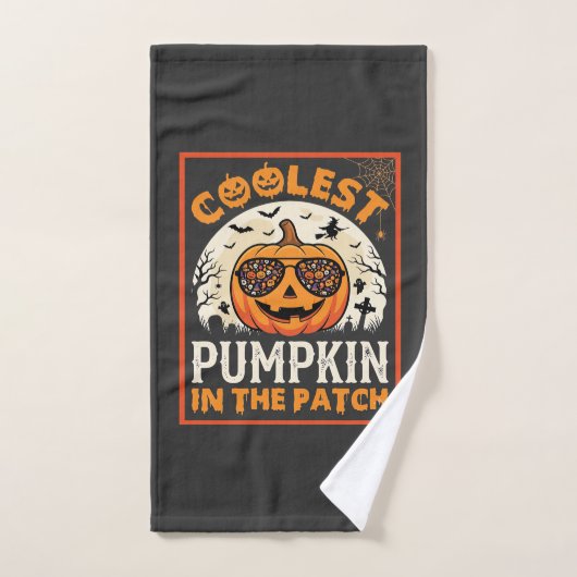 Halloween Coolste Pompoen in de Patch Zonnebril Handdoek (Handdoek)