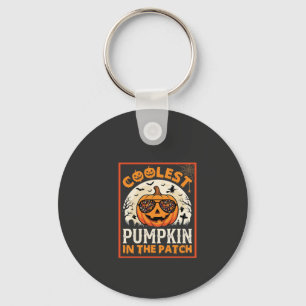 Halloween Coolste Pompoen in de Patch Zonnebril Sleutelhanger