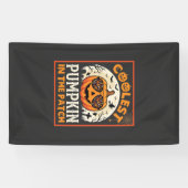 Halloween Coolste Pompoen in de Patch Zonnebril Spandoek (Horizontaal)
