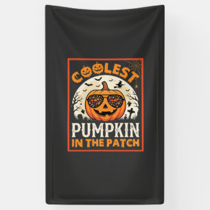 Halloween Coolste Pompoen in de Patch Zonnebril Spandoek