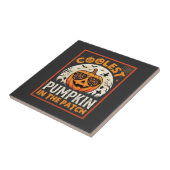 Halloween Coolste Pompoen in de Patch Zonnebril Tegeltje (Zijkant)
