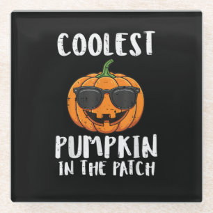 Halloween Coolste Pompoen Patch Kostuum Mannen Jon Glazen Onderzetter