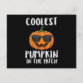 Halloween Coolste Pompoen Patch Kostuum Mannen Jon Informatiekaartje (Achterkant)