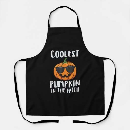 Halloween Coolste Pompoen Patch Kostuum Mannen Jon Schort (Voorkant)