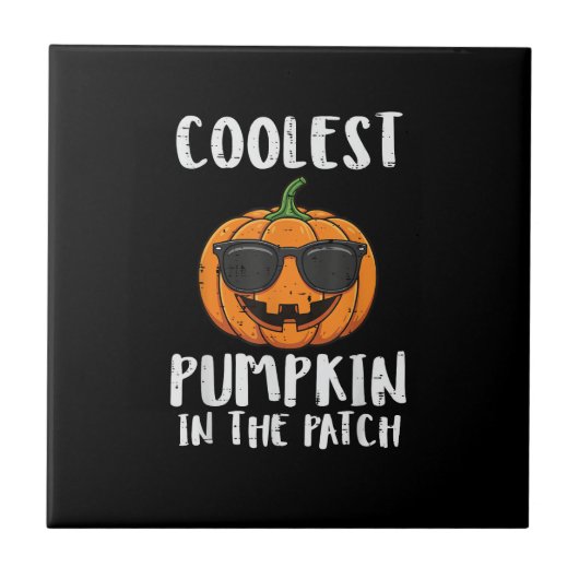 Halloween Coolste Pompoen Patch Kostuum Mannen Jon Tegeltje (Voorkant)